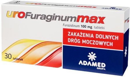 Urofuraginum Max 100 mg 30 tabletek