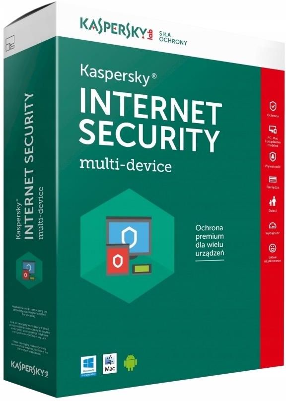 Kaspersky Internet Security multi-device 1 Desktop licencja na rok (KL1941PCAFSESD)