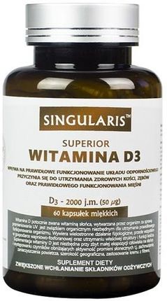 Superior Singularis Witamina D3 60 Kaps.