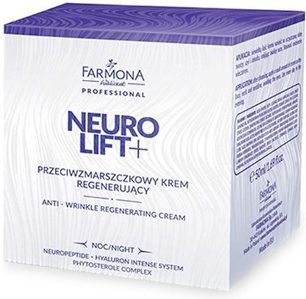 Krem Farmona Neuro Lift+ regenerujący przeciw zmarszczkom na noc 50ml