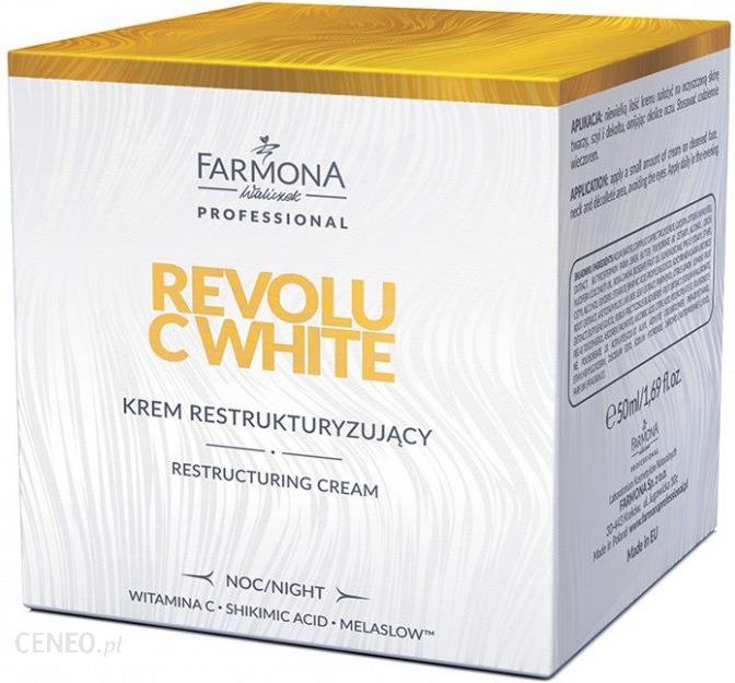  Farmona Revolu C White rewitalizujący krem na noc przeciw przebarwieniom skóry 50ml