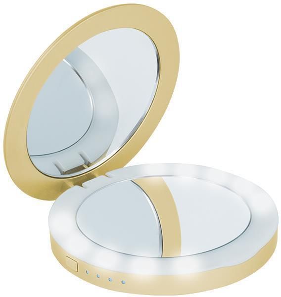 Powerbank Beeyo Compact Mirror Charger 3000mAh Złoty (GSM021414