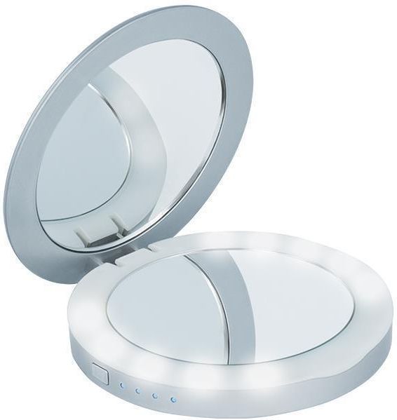 Powerbank Beeyo Compact Mirror Charger 3000mAh Srebrny (GSM021415