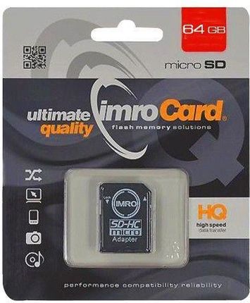 Imro microSDHC 64GB Class 10 (KOM000517)