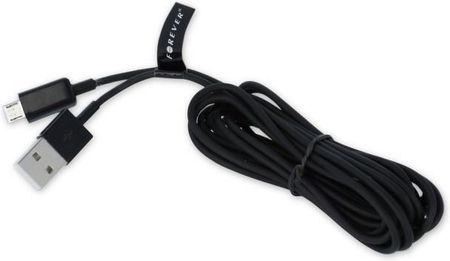 Forever Kabel micro USB 3m czarny bulk (T_0013569)