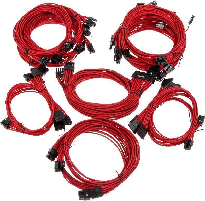 Super Flower Sleeve Cable Kit Pro czerwony (SFCKPRD) Opinie i ceny na Ceneo.pl