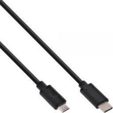 InLine USB C Micro USB (M/M) Czarny 1m (35741)