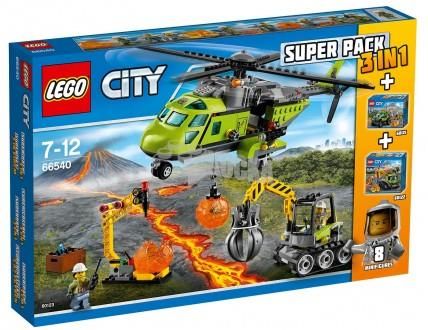 LEGO City 66540 Wulkan - super zestaw 3w1