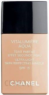 Chanel Vitalumiére Aqua podkład nawilżający odcień 42 Beige Rose  (Ultra-Light Skin Perfecting Makeup) SPF 15 30ml - Opinie i ceny na