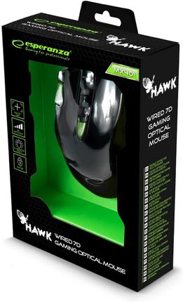 Esperanza Hawk Czarna (EGM401KG) - zdjęcie 5