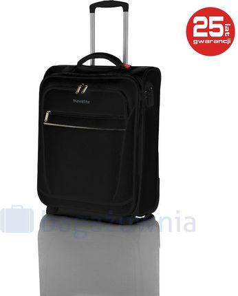 Mała kabinowa walizka TRAVELITE CABIN 90237 Czarna - czarny