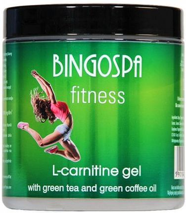 BINGOSPA L- Carnitine wyszczuplający żel do ciała z zieloną herbatą 250g 