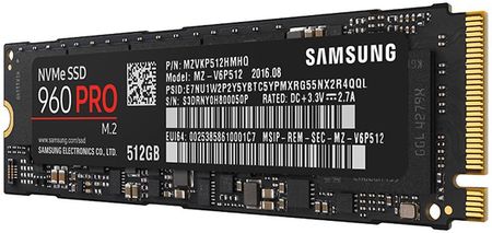 Samsung 960 PRO 512GB M.2 (MZ-V6P512BW)