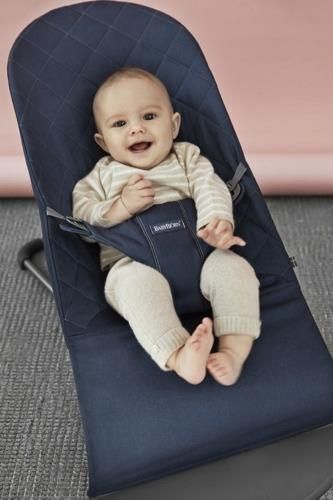  BabyBjorn Bliss Leżaczek Granatowy отзывы - изображения 5