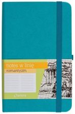 Zdjęcie Antra Notes A6 Kieszonkowy Z Gumką Romantyzm Linia Turkusowy - Strzegom