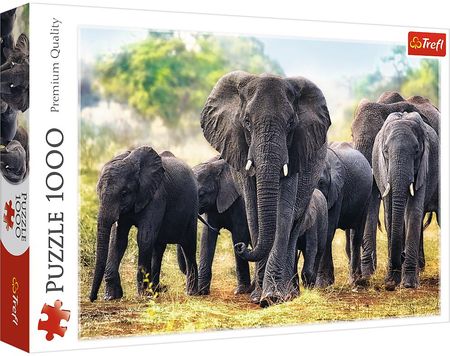Trefl Puzzle 1000el. Afrykańskie Słonie 10442
