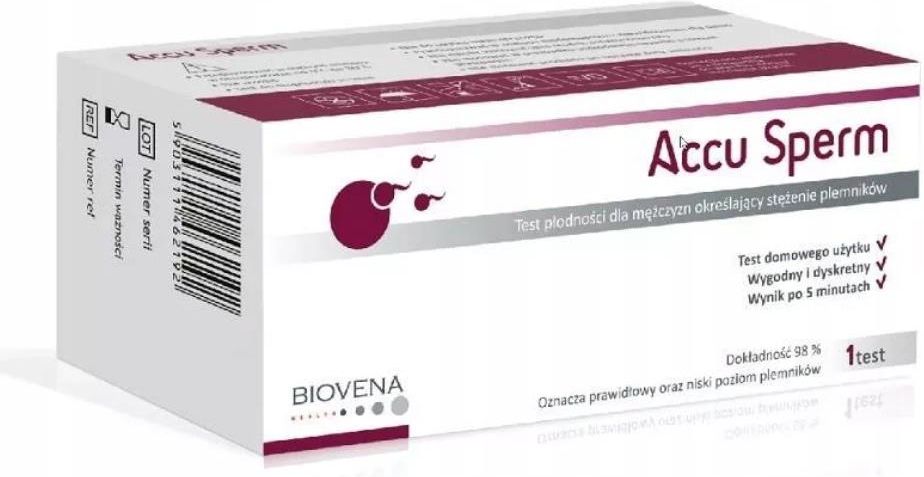 Biovena Accu Sperm Test płodności dla mężczyzn 1 szt.