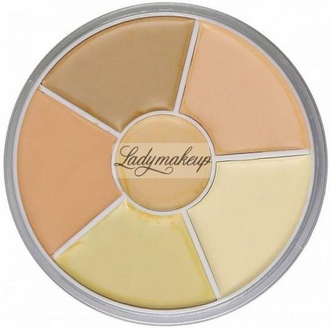 Kryolan Concealer Circle Zestaw 6 KorektorówKamuflaży 00 40g Opinie