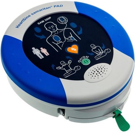 HeartSine Defibrylator AED Samaritan PAD 350 P + dwie baterie PAD-PAK dorosły