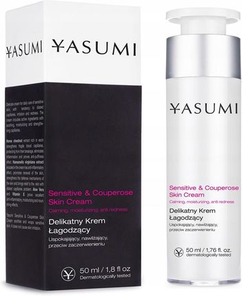 Krem Yasumi Sensitive & Couperose Skin Cream Łagodzący na naczynka na dzień i noc 50ml