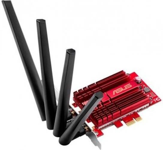 ASUS PCE-AC88 Wireless AC3100 Dual-band (90IG02H0-BM0000) - zdjęcie 2 ASUS PCE-AC88 Wireless AC3100 Dual-band (90IG02H0-BM0000)