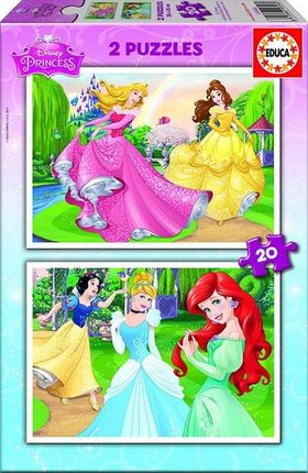 Educa Puzzle 2X20el. Disney Princess