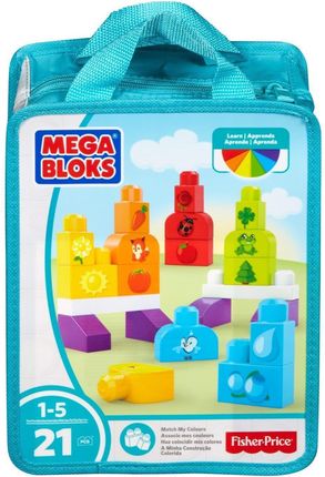 Mega Bloks Klocki Kolorowa układanka 20el. DXH33