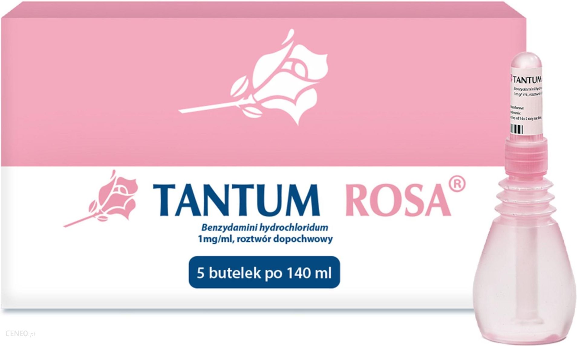 Tantum Rosa 5 butelek po 140ml - Opinie i ceny na Ceneo.pl