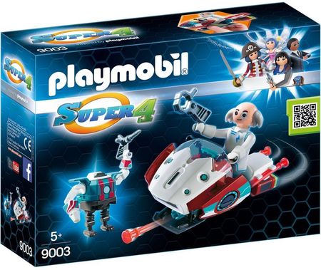 Playmobil 9003 Super 4 Skyjet Z Doktorem X & Robotem