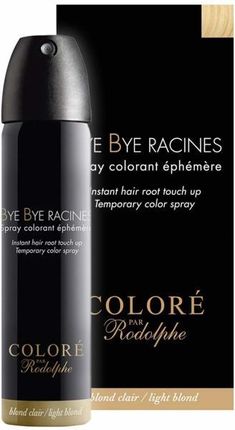 Bye Bye Racines Colore Par Rodolphe Tonująca Farba Na Odrosty w Sprayu Light Blond 75ml