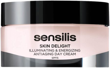 Krem Sensilis Skin Delight Przeciwzmarszczkowy Nadający Blasku i Witalności Spf15 na dzień 50ml