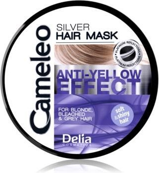 Delia Cosmetics Cameleo Silver Maska do Włosów Neutralizujący Żółtawe Odcienie 200ml
