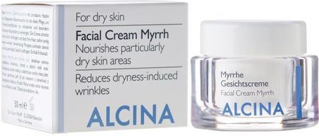 Krem Alcina For Dry Skin Myrrh o Działaniu Przeciwzmarszczkowym na dzień i noc 50ml