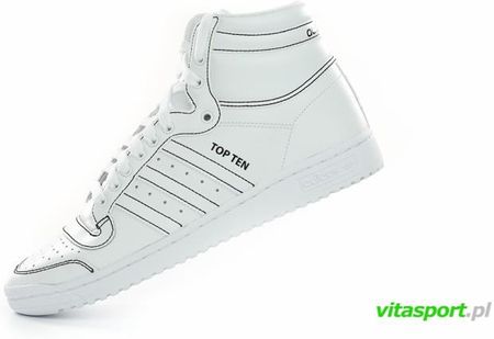 adidas Top Ten Hi 'Triple White' - F37588