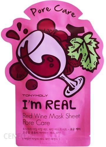 Maseczka Tony Moly I'M Real Red Wine Mask Sheet 20Ml - Opinie i ceny na