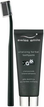 Swiss Smile Herbal Bliss I. Vitalizing Herbal Toothpaste 75ml + Toothbrush Soft 
