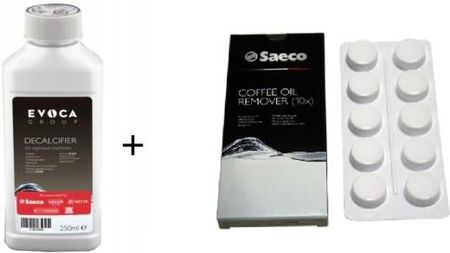 Saeco CA6700 Odkamieniacz do ekspresów 250ml + Saeco CA6704 Tabletki czyszczące 10 tabletek