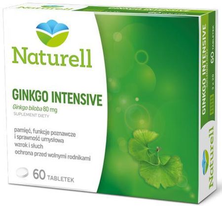 Tabletki NATURELL Ginko Intensiv 60 szt.