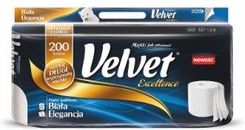 Velvet Papier toaletowy Excellence Biała Elegancja 8 rolek - Papiery toaletowe