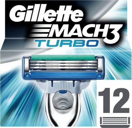 Gillette Mach3 Turbo Ostrza wymienne 12szt