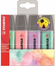 Zdjęcie Stabilo Zakreślacz Boss Etui 4 Szt. Pastel - Dobczyce