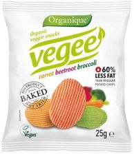 Vegee Chipsy warzywne pieczone bezglutenowe bio 25g - zdjęcie 1