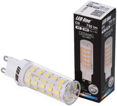 LED line  LED G9 SMD 8W (80W) 750lm 230V barwa zimna 247927