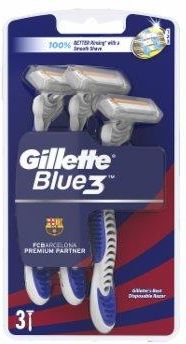Gillette Blue 3 Fc Barcelona Maszynka Do Golenia 3 szt