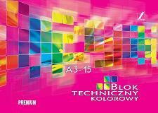 Kreska Blok Techniczny A-3 Kolor Premium 15K