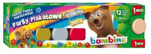Zdjęcie St Majewski Farby Plakatowe 12 Kolorów 20 Ml Farba Cielista - Tyszowce