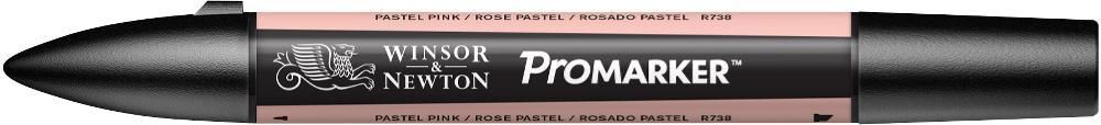 Pennarello Winsor & Newton Promarker - Colore Muted Pink (O829), Con Doppia Punta Per Disegno E Colorazione - Foto 2