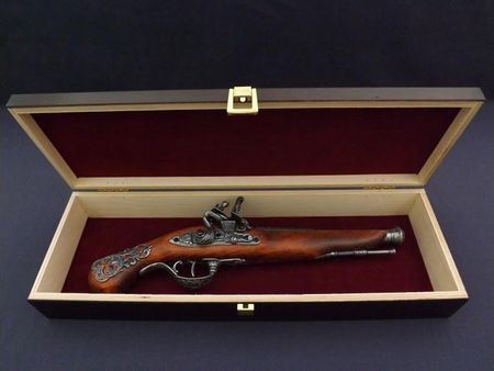 Denix Sa Replika Brytyjski Pistolet Skałkowy W Pudełku Model 1196GP01