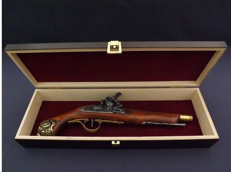 Denix Sa Replika Pistolet Skałkowy W Pudełku Model 1077LP01