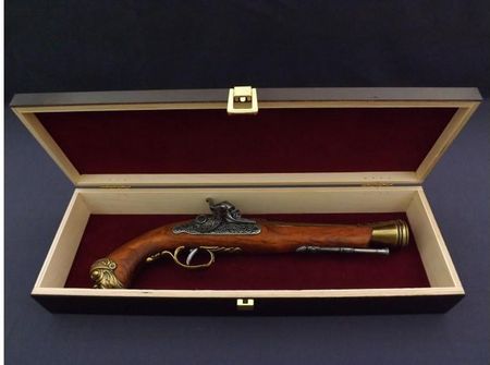 Denix Sa Replika Włoski Pistolet Skałkowy W Pudełku Model 1104LP01